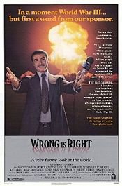 POLITICS AND PARODY, SEAN CONNERY IN WRONG IS RIGHT (1982): Today's news yesterday