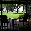 View to the beach from the luxurious Nexus Resort Karambunai about 20 minutes north of Kota Kinabalu in Sabah.