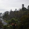 Nelson, New Zealand on a damp day from a homely b'n'b behind the cathedral.