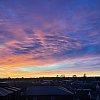 Dawn from the 4th floor, Canmore Hotel, Christchurch, New Zealand