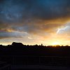 From a motel in New Plymouth, New Zealand at dawn, March 2014, when a tropical cyclone was expected to hit. Didn't.