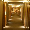 The endless corridors of the Grand Hyatt in Seoul.