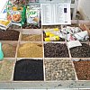 At the local market in Serian, a small town in Sarawak. Orderly spices in the most interesting market I have seen outside of Vietnam. And let's be frank: an Asian village market is market, right? This was different.