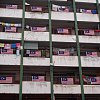 In case you didn't know it, 2007 is the 50th anniversary of the Malaysian Federation: the profusion of flags at this telecom building in Melaka was typical.