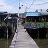 Floating village in Sabah.