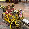 Tourist taxi-cum-cyclo in Melaka, Malaysia.