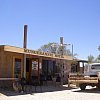 At the Mungarannie Hotel in the Australian Outback, about halfway along the famous Birdsville Track. The nearest 