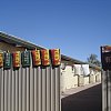 Morning at the Birdsville Hotel in the desert in west Queensland.