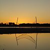 Dawn on the beach near Parksville, BC, Canada