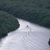 A river near Wailua on Kaua'i, the garden island of the Hawaiian group, which is often used as a stand-in for Vietnam or somewhere south east Asian in movies. And you can see why.