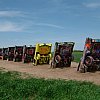 Cadillac Ranch near Amarillo. An art installation by the Ant Farm collective. See Travel Stories.