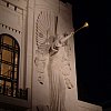 The elaborate frontage of the Nancy Lee and Perry R Bass Performance Hall in Fort Worth.