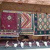 Still life with blankets and skulls, New Mexico.