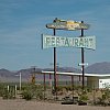 Near Danby at the base of the Old Woman Mountains in central California, a diner that ran out of customers and money.