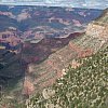 The longer you stay the bigger it gets as clouds make their way across the landscape and reveal yet another mile-wide wrinkle in the Earth's crust. The Grand Canyon in Arizona.