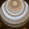 The dome of the state capital building in Austin, Texas. A replica of the Capitol Building in Washington DC, but bigger of course.