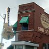 The birthplace of rock'n'roll. The place where Elvis, Jerry Lee Lewis, Roy Orbison, Johnny Cash and dozens of others recorded. Sun Studios, Memphis, Tennessee