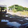 If first impressions matter to you then be warned, this is what you might see when you get off the plane: the airport carpark in Honiara, the capital of the Solomon Islands.