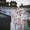 A temple with thousands of bodhisattva figures, in Taiching, Taiwan