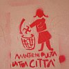 Political graffiti in Venice, in the old Jewish ghetto area where day-trippers never go.