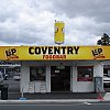 The symmetrical Coventry Dairy in Paeroa, New Zealand