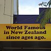 At Paeroa, New Zealand: the birthplace of the famous fizzy drink Lemon & Paeroa 