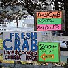 Seafood for sale in coastal Oregon
