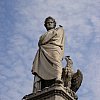 Dante posing as a pirate (with a parable on his shoulder, as John Lennon might have writ). Florence.