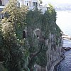 From the terrace of the Grand Hotel Cocumella in Sorrento, Italy overlooking the Bay of Naples. Originally a Jesuit retreat, the place became a hotel in the early 19th century. The Duke of Wellington and Iggy Pop have both enjoyed this view.