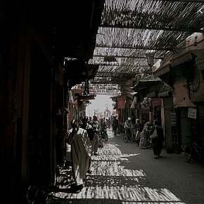Marrakech, Morocco: When night comes falling